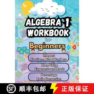 预订 Summer Math Algebra 1 Workbook for Beginners Bridge Building Activities: Essential Skills Practi... [9798330248001]