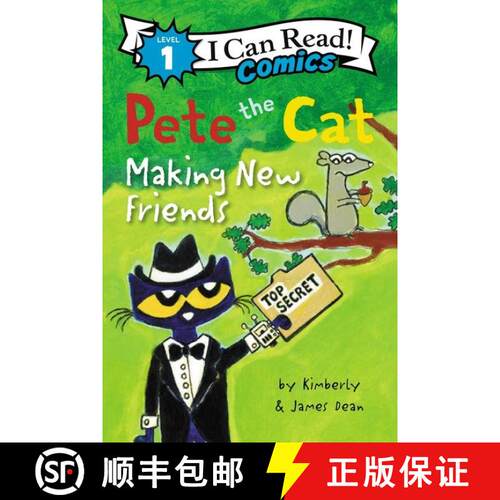 【3-4周达】Pete the Cat: Making New Friends [9780062974136]