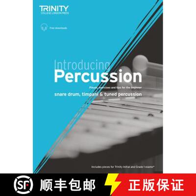 【3-4周达】Introducing Percussion: Pieces, exercises and tips for the beginner on snare drum, timpani... [9780857369000]