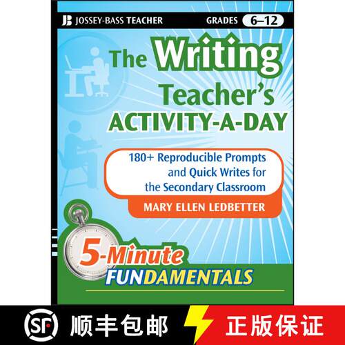 【3-4周达】The Writing Teacher'S Activity-A-Day: 180+ Reproducible Prompts And Quick Writes For The S... [9780470461327]
