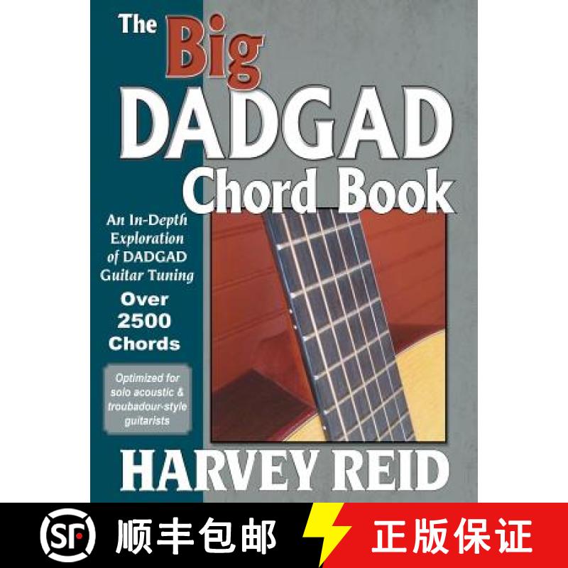 【3-4周达】The Big DADGAD Chord Book: An In-Depth Exploration of DADGAD Guitar Tuning [9781630290429]
