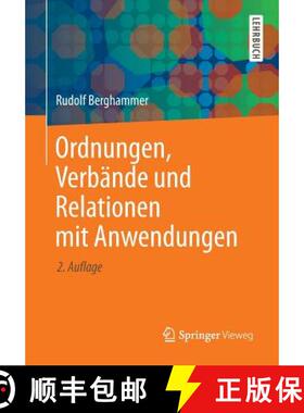 【3-4周达】Ordnungen, Verbände Und Relationen Mit Anwendungen [9783658006181]