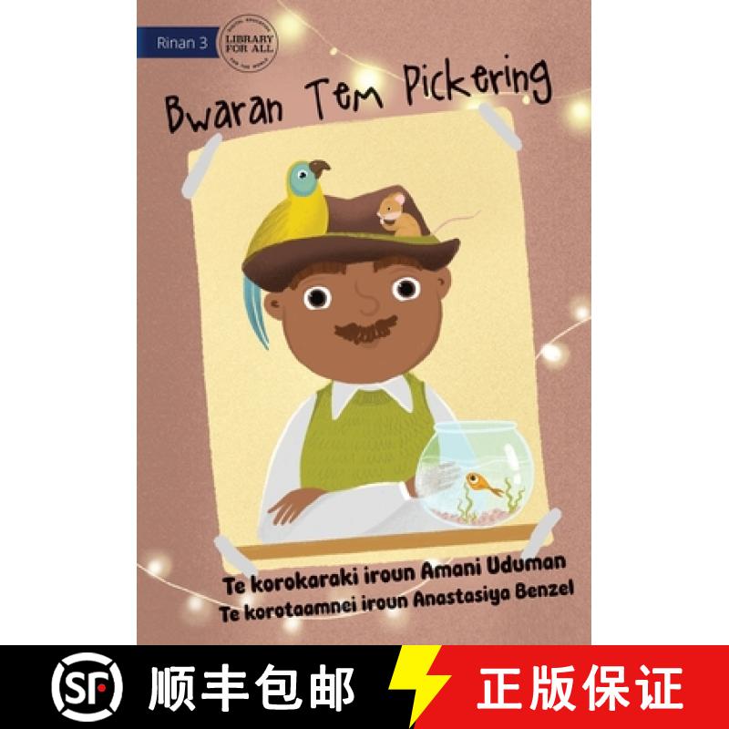 【3-4周达】Mr Pickering's Hat - Bwaran Tem Pickering (Te Kiribati) [9781922844125]