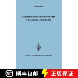 Haltbarkeit Und Sorptionsverhalten Lebensmittel 4周达 Wasserarmer 9783642496400