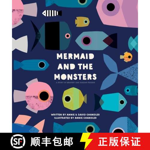 【3-4周达】精装 Mermaid and the Monsters: A Story of Bravery and Making Friends [9798218108403]