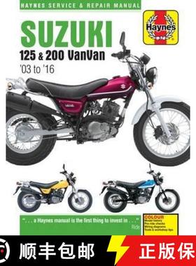 【3-4周达】Suzuki RV125/200 VanVan (03 - 17) Haynes Repair Manual [9781785213557]