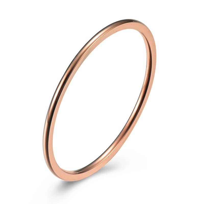 泰爱你超细款1mm时尚风女士素圈