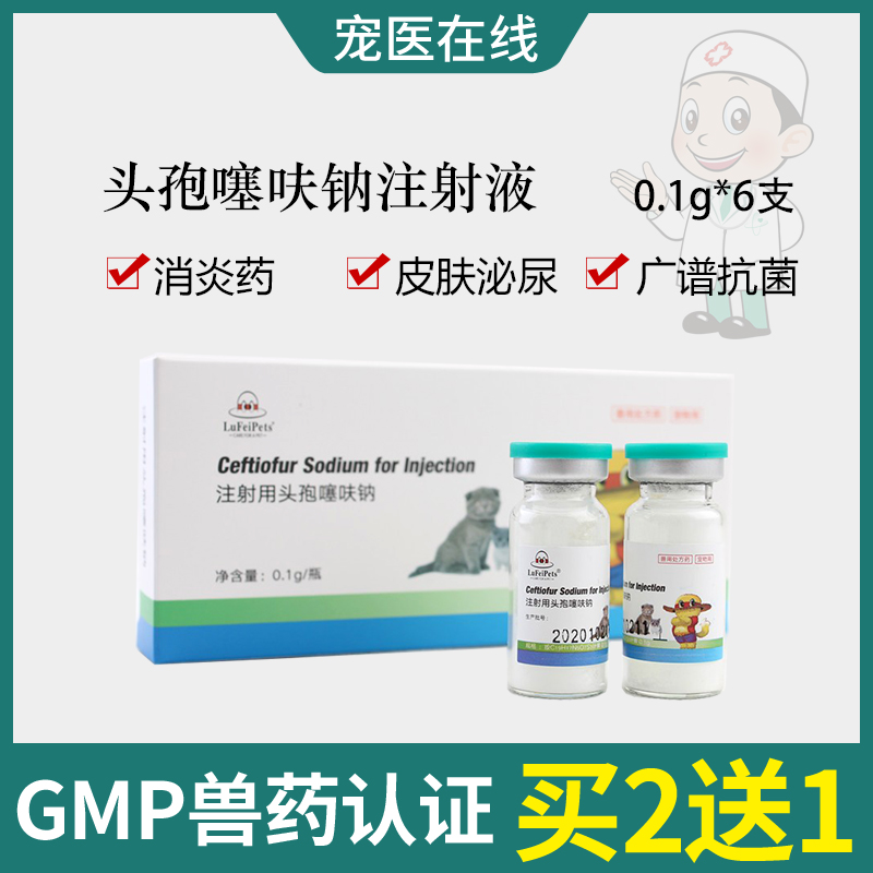 宠物犬狗狗注射用头孢皮肤病