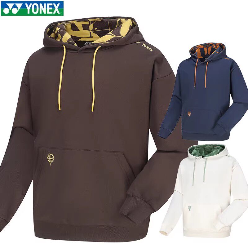 新款尤尼克斯YY专业羽毛球服 男女同款外套 运动联名卫衣32036NCR