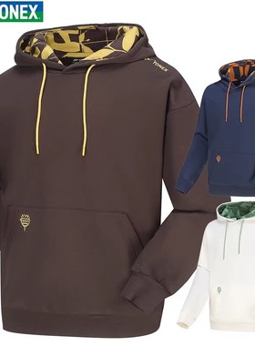 新款尤尼克斯YY专业羽毛球服 男女同款外套 运动联名卫衣32036NCR