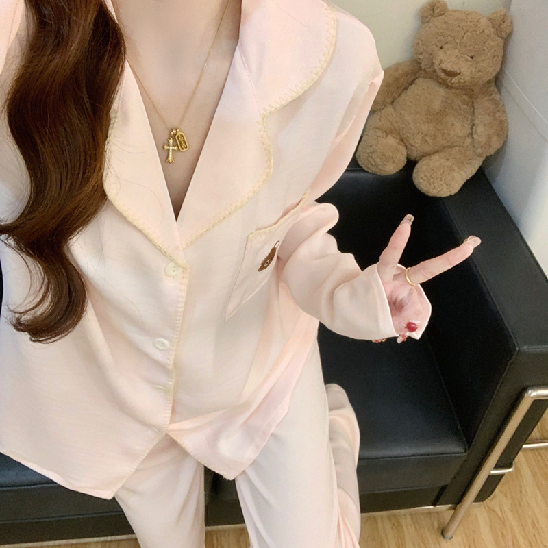 韩版薄款柔软家居服两件套装
