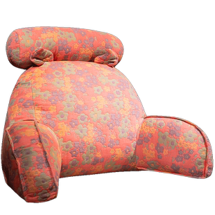 三层纱床头靠垫软包护颈护腰靠枕大靠背沙发抱枕床上看书孕妇枕头