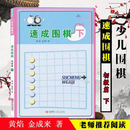 21世纪新概念速成围棋初级篇下sm适合1级到1段新手学围棋图解围棋入门书籍初学者围棋指导训练书 儿童围棋基础练习青岛出版社