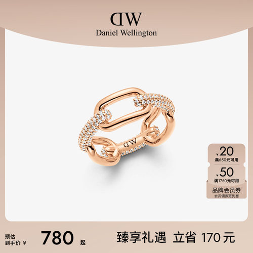 DW戒指星河系列玫瑰金色指环