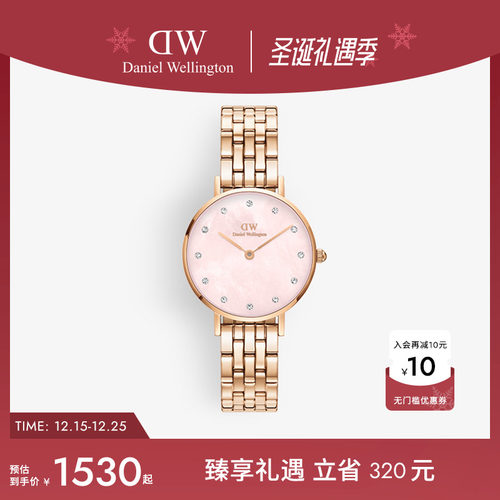 dw手表星辰贝手链流金石英腕表女