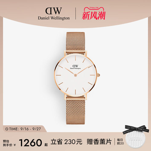 DW轻奢流金表女款石英表