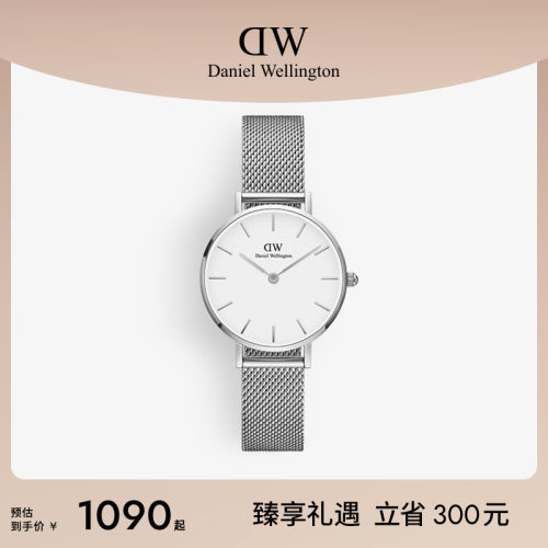 dw手表女简约气质ins钢带欧美