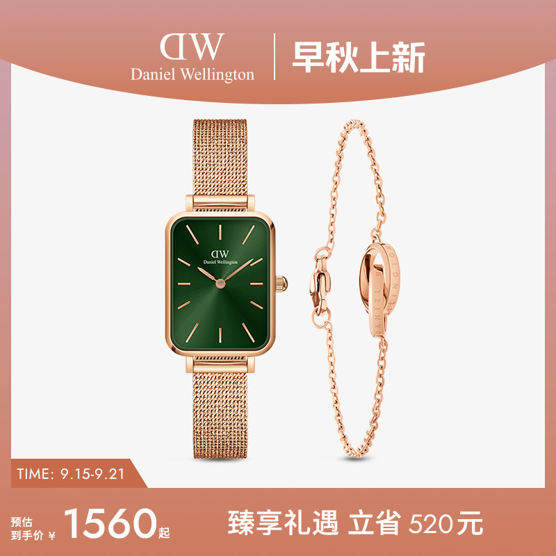 dw手表手链套装石英机芯女表