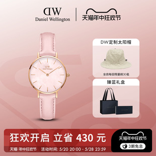 DW手表女Petite花时系列简约皮带款 石英女表新品