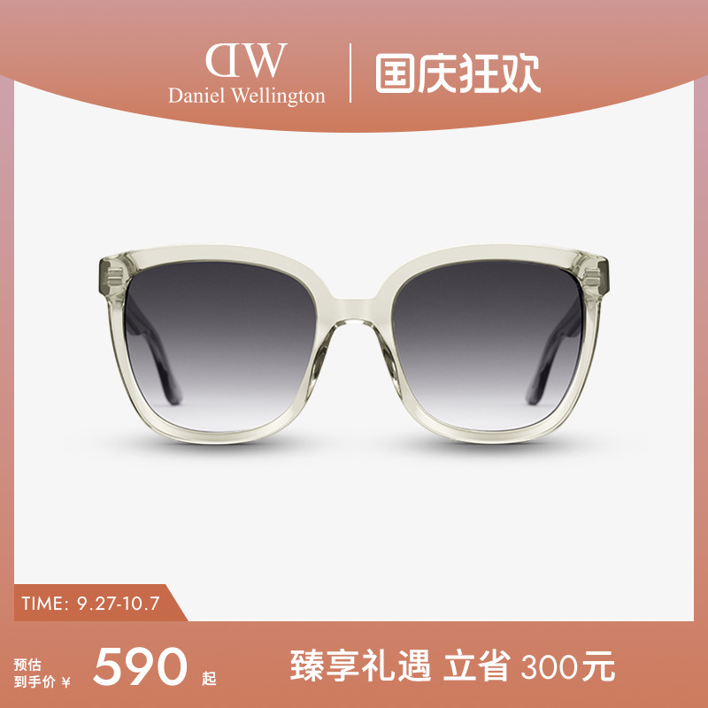 dwD形大框时尚男女通用墨镜