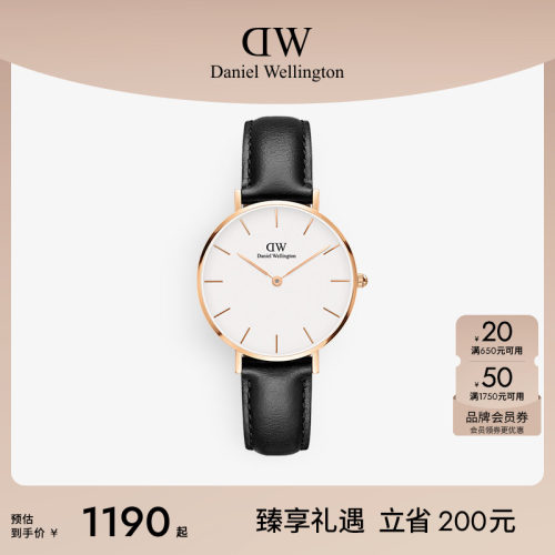 DW手表皮带石英女表32mm