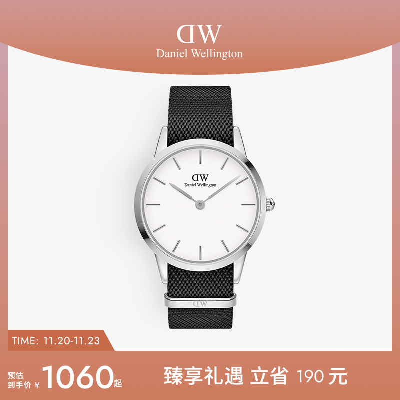 新品dw织纹小精钢男女同款腕表