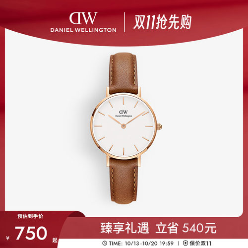 DW手表优雅皮质气质腕表