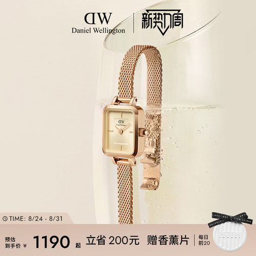 DW小方糖腕表女款手表轻奢小众