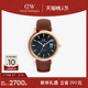 男士 DW机械表男款 ICONIC机械小精钢腕表皮带款 手表黑色商务男表