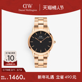 DW手表男款 ICONIC系列潮酷小精钢 百搭商务石英表