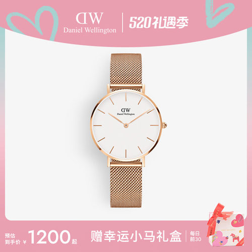 DW轻奢流金表女款石英表