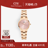 DW女士手表 ICONIC系列幻彩小精钢彩盘钢带女表28MM 轻奢小众礼物