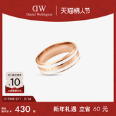 DW戒指情侣同款 情人节礼物 EMALIE系列简约双色玫瑰小众戒指