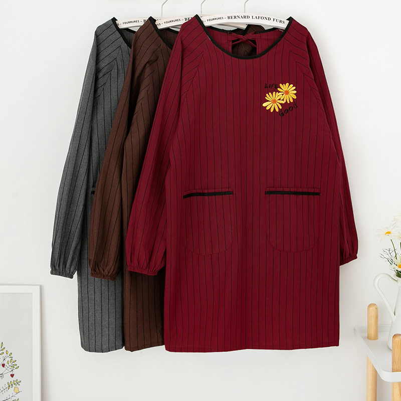 家用韩版时尚长袖男士防污围裙