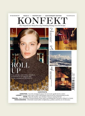 【Monocle姐妹刊】KONFEKT ISSUE 5 Konfekt杂志  Konfekt Magazine issue 05 Monocle Winter 姐妹刊生活美学杂志