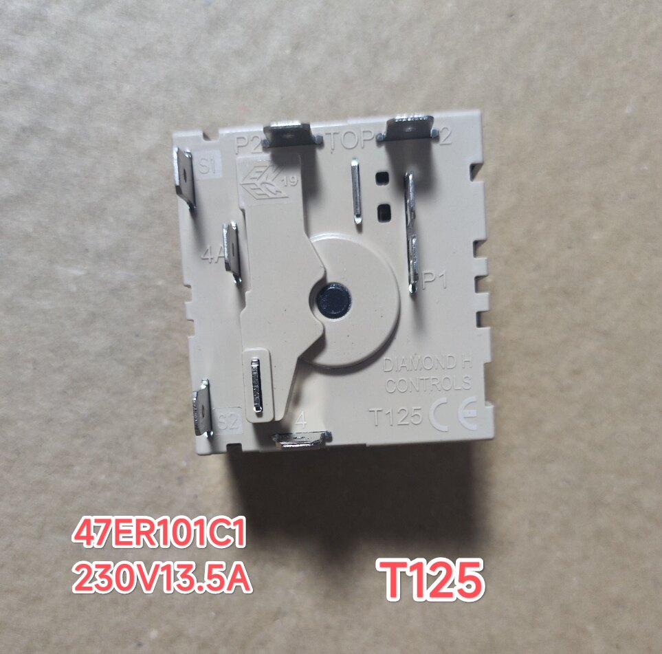 康宁电陶炉发热盘双环能量开关47ER101C1 T125限温旋钮开关调温器