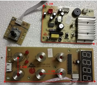电陶炉触摸电路板2200W忠臣主板开关茶炉线路板原厂线控开关