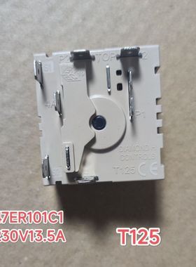 电陶炉发热盘调温器能量开关47ER101C1 T125双圈旋钮限温开关通用