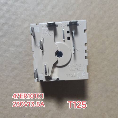 电陶炉发热盘调温器能量开关47ER101C1 T125双圈旋钮限温开关通用