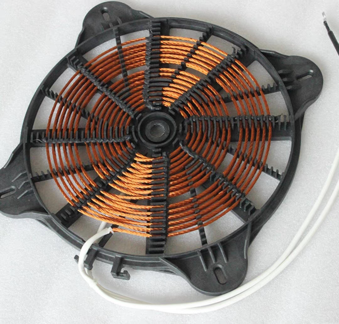 商用电磁炉线圈盘平面型十字对称孔距29CM 5000W 3500W 8KW发热盘