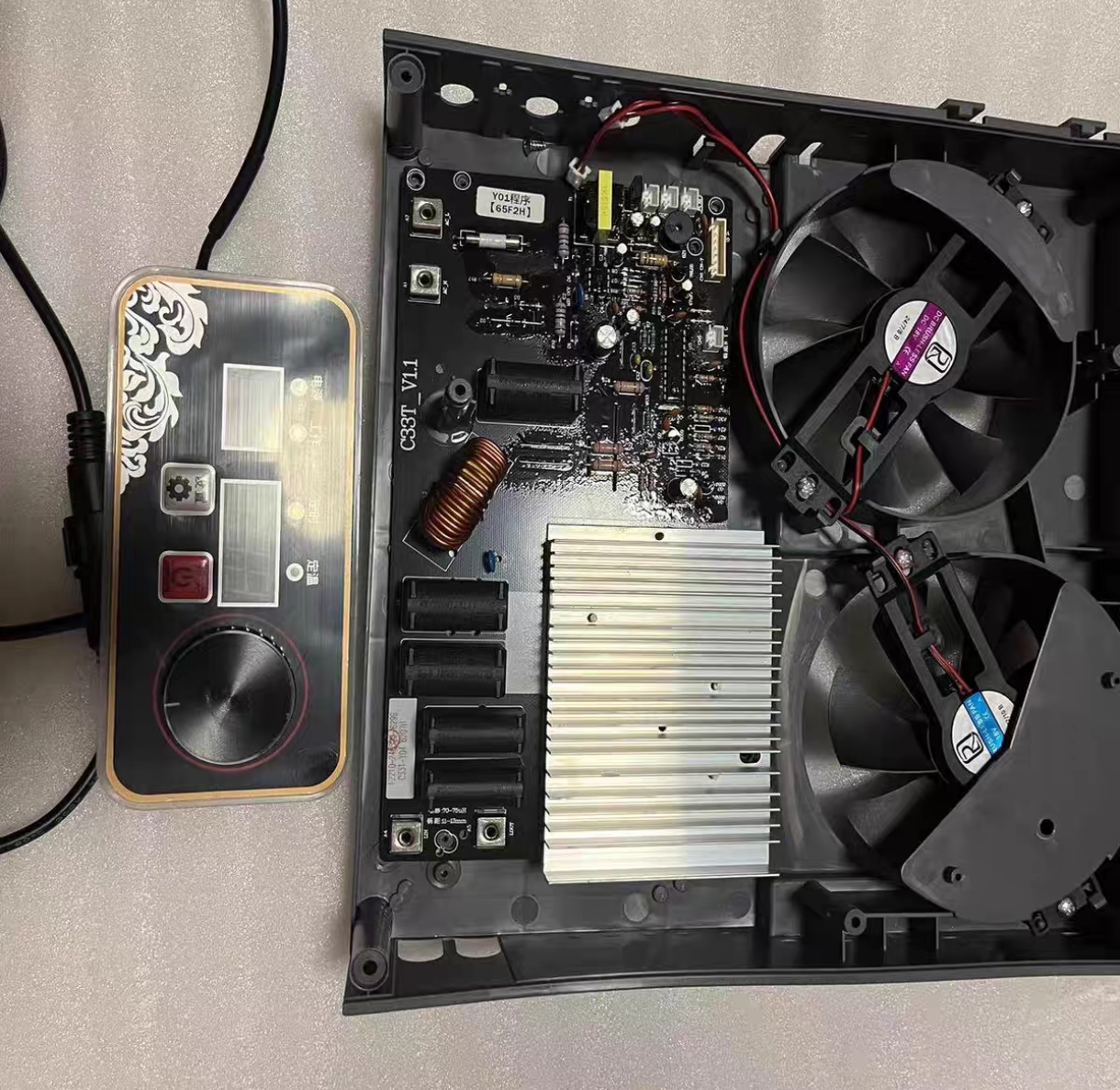 商用电磁炉3.5KW主板C33T_V1.1电源控制线路板机芯3500W配件通用
