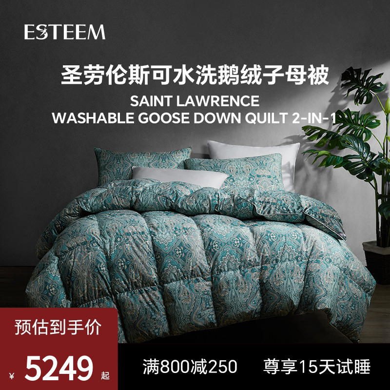 ESTEEM/宜庭可水洗鹅绒被