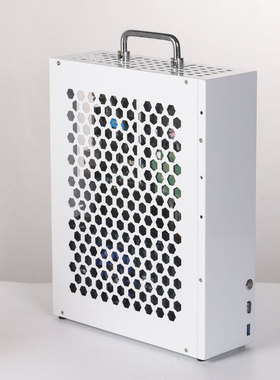 速迫 M12 MATX itx迷你便携侧透A4手提机箱flex电源独显机箱K39