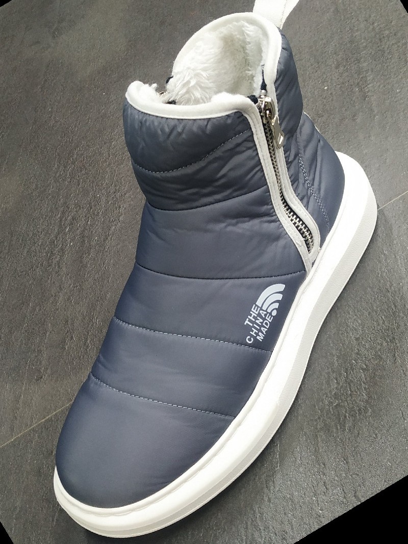 IN WINTER THE NEW FUR INTEGRATED SNOW BOOTS FOR MEN THE MEDIUM KICK MARTIN BOOTS THE VELVET THICKENED COTTON BOOTS THE CLOTH TIDE