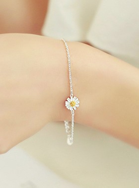 小雏菊手链女夏ins简约小众设计学生2025新款女闺蜜手饰送女友
