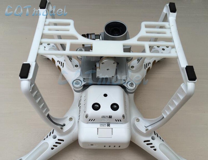 大疆精灵Phantom 3/3A/3P/3SE/4K 云台相机镜头保护板支架 防碰地