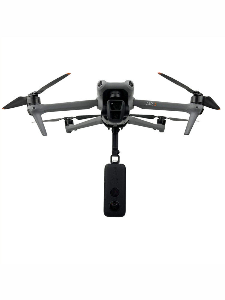 DJI AIR 3S|3 파노라마 카메라 장착 베이스 하단 장착 브래킷 GOPRO 상단 어댑터 확장에 적합