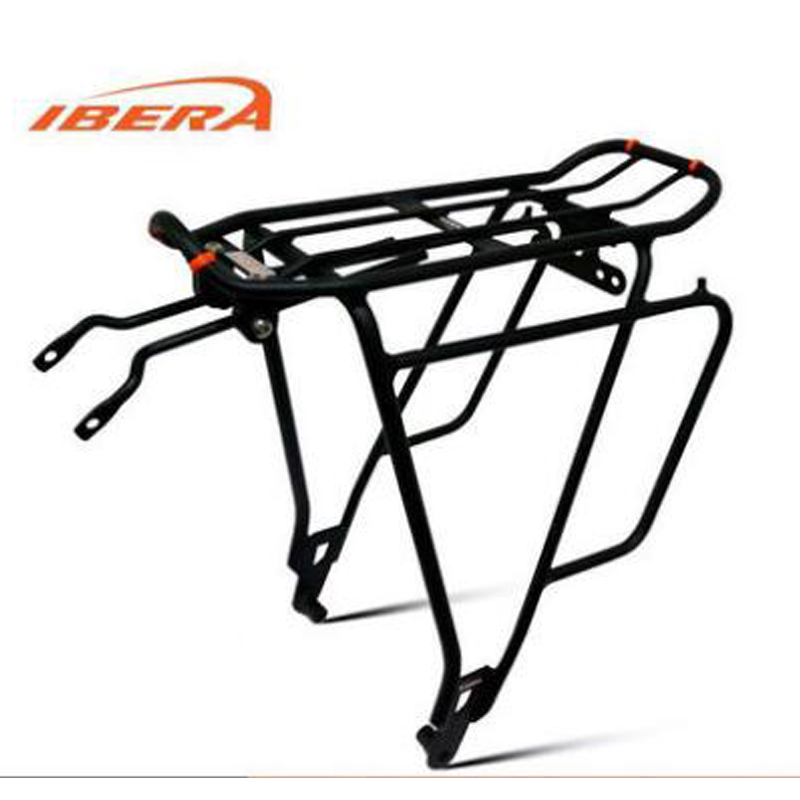 山地车自行车后货架后衣架折叠车碟刹尾架IBERA行李架