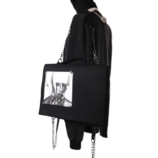 【sharkcolor】remake手工自制小众斜挎手提单肩双肩包多功能包