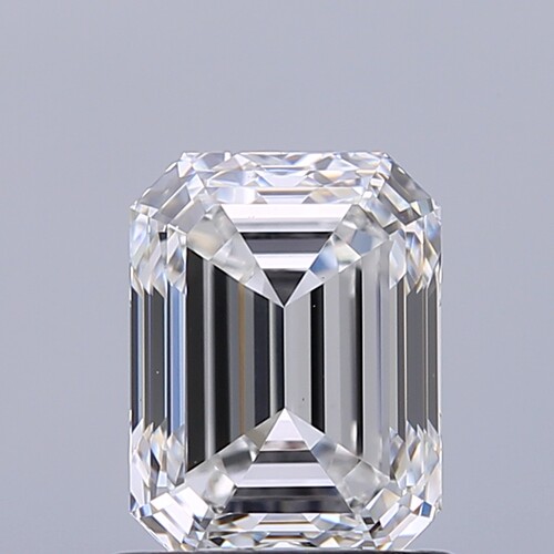 1.01CT E VS1 1克拉gia天然祖母绿切钻石 冰糖 非人工培育igi